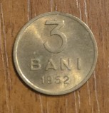 3 Bani 1952 RPR Rom&acirc;nia, Monedă Rom&acirc;nească