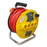 Prelungitor electric pe tambur, 3x2.5 mm&sup2;, IP20, 40 m, 4 prize, LAVA