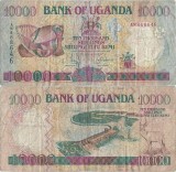 1995 , 10,000 shillings ( P-38a ) - Uganda