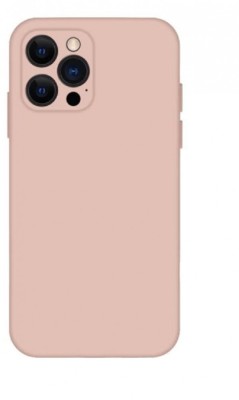 Husa silicon si protectie camera cu microfibra in interior Iphone 13 Pro Roz foto