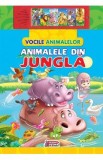 Vocile animalelor. Animale din jungla. Carte cu sunete