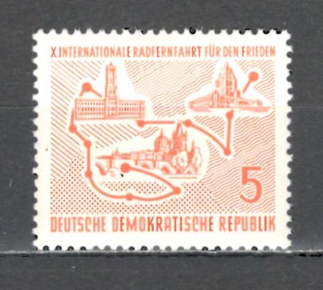 D.D.R.1957 Turul pacii la ciclism SD.37