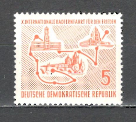 D.D.R.1957 Turul pacii la ciclism SD.37