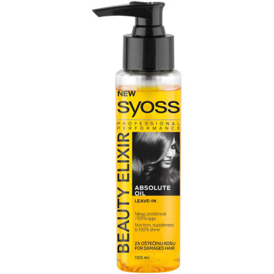 Ulei de Par Syoss Beauty Elixir pentru Par Deteriorat, 100 ml, Ulei Pentru Par, Ulei pentru Par Deteriorat, Ulei Par Deteriorat, Tratament Par Deterio foto