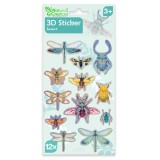 Abtibilduri 3D, Avenir, Natural Creation, Insecte,12 bucati