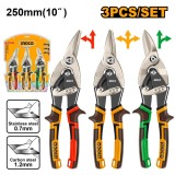 Set Foarfeci Tabla 3pcs INGCO HTSNK0110