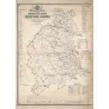 Poster Harta economica generala a Ducatului Bucovina, 1873, 50x70cm, reproducere