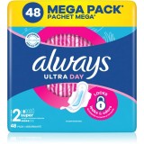 Always Ultra Super Size 2 absorbante cu aripioare 48 buc