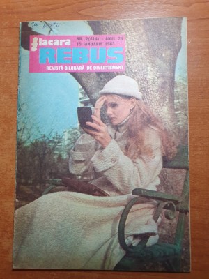 revista flacara rebus 15 ianuarie 1983 foto