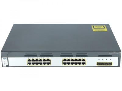 Switch CISCO WS-C3750G-24TS-E 10/100/1000 24-Port Layer 3 foto