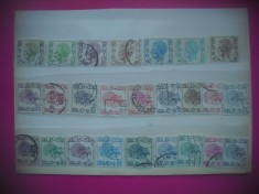 HOPCT LOT NR 610 BELGIA -25 TIMBRE VECHI-STAMPILAT