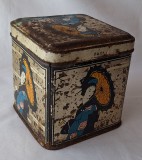 Cutie din tabla litografiata Romania perioada interbelica anii 1930 firma Z &amp; C