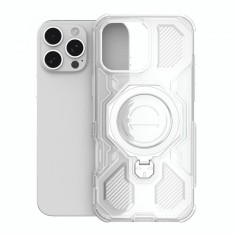 Husa pentru Motorola Edge 60 Fusion / Edge 60, Techsuit, Carbon Shield Pro, Alba