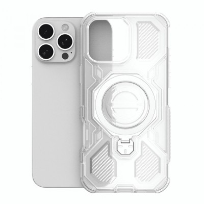 Husa pentru Motorola Edge 60 Fusion / Edge 60, Techsuit, Carbon Shield Pro, Alba foto