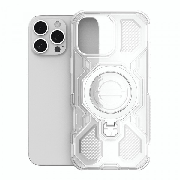 Husa pentru Motorola Edge 60 Fusion / Edge 60, Techsuit, Carbon Shield Pro, Alba