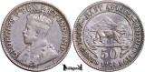 1921, 50 Cents - George al V-lea - Africa de Est Britanică | KM 20