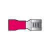Papuci electrici izolati, tata, rosu Plat, terminale pe cablu, 4,8x0,8mm, lungime 18,7 mm, crimpat, 741, 10 terminale la blister Carpoint AutoDrive Pr