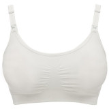 Medela Nursing &amp; Pumping Bra White sutien pentru maternitate și alăptare 3 in 1 marimea L 1 buc