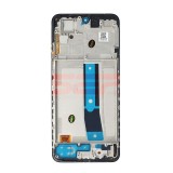 Display LCD Xiaomi Redmi Note 11 4G, Touchscreen cu Rama, OLED, Negru, Bulk