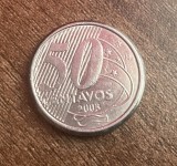 C50 - Moneda foarte veche - Brazilia - 50 centavos - 2003