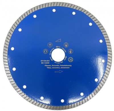 Disc DiamantatExpert pt. Gresie ft. dura, Portelan dur, Granit- Turbo 180mm Super Premium - DXDH.3957.180, 22.23 foto