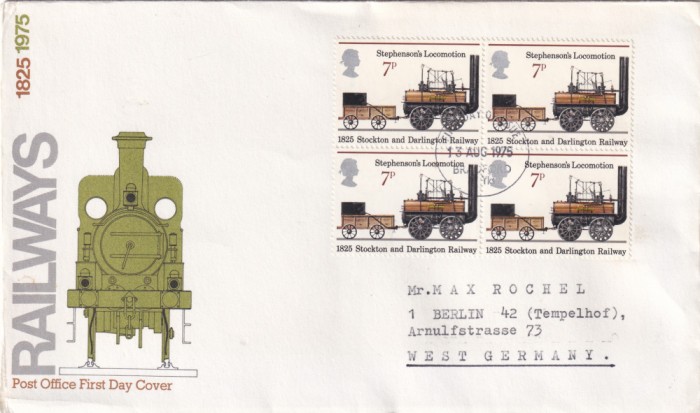 FILATELIE TEMATICA - PLIC ANGLIA / MAREA BRITANIE TEMATICA TRANSPORT TRENURI