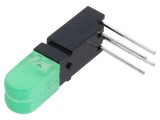 LED Galben-Verde cu 2 Diode 20mA 60&deg;