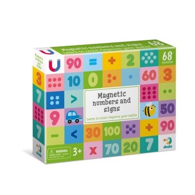 Set magnetic - Numere si simboluri matematice PlayLearn Toys foto