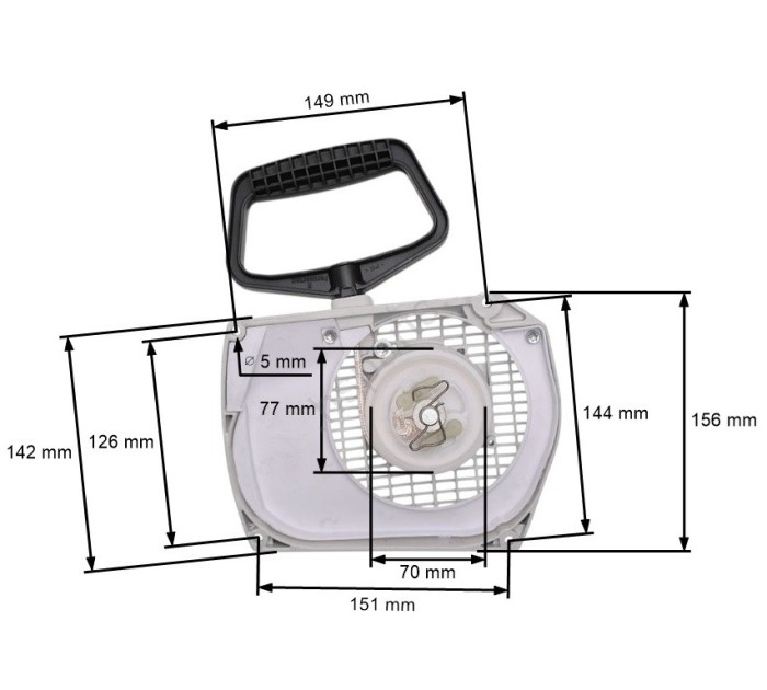 Demaror drujba compatibil Stihl MS 880