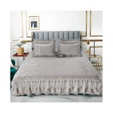 Cumpara ieftin Set Cuvertura Pat Catifea -LIM48