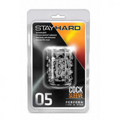 Manson Penis Stay Hard Cock Sleeve 05 Clear foto