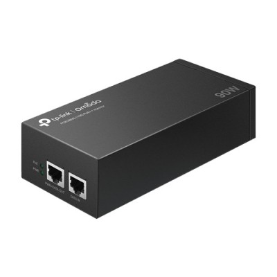 Injector Hi-PoE, 2 x RJ45 10G, 90W - TP-Link Omada POE380S SafetyGuard Surveillance foto