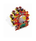 Etajera pentru prajituri Playful Mickey cu 2 niveluri, carton decorativ