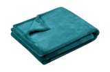 Patura Doudou 130x160cm, Culoare Turcoaz, 100% Poliester