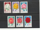 ROMANIA STAMPILATE - LOT 2 SERII FLORA ( LP 739, LP 977 )