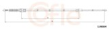 Cablu frana de parcare Audi A1; Seat Ibiza IV, Ibiza IV Sc, Ibiza IV St; Skoda Fabia III; VW Polo, Polo V, parte montare spate stanga, spate