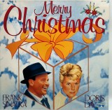 Frank Sinatra &amp; Doris Day &lrm;&ndash; Merry Christmas NM / NM vinil, LP, disc muzica de Sarbatori _ Lotus, Italia, 1986