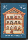 Vatican 1997-Expozitie de carte medievala-Clasici,bloc 4 val.,MNH.Mi.Bl.17, Arta, Nestampilat