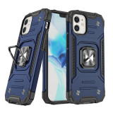 Husa Wozinsky Ring Armor Pentru Husa Blindata IPhone 14 Suport Magnetic Inel Albastru 9145576265468