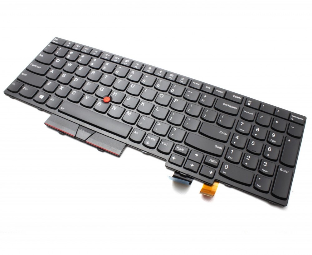 Tastatura laptop Lenovo ThinkPad T580 neagra cu pointing stick si ...
