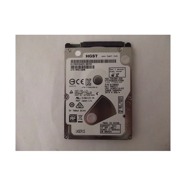 HDD NOU 320 GB Slim HGST HTE545032A7E680 2.5IN 7.0MM 5400RPM