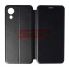 Husa Flip Cover Samsung Galaxy A03 Core, Negru, Protectie Completa