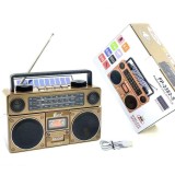 Radio portabil cu panou solar, bluetooth, 10W, USB, TF, AM, FM, SW, AUX,