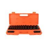 Trusa chei Tubulare Hexagonale de impact, 15 piese, 1/2&quot;, CR-Mo