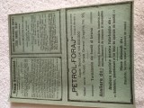 afis original reclama antebelica societati Regalitate Romania .Anii 1930 .Dimensiuni aproximativ format A4
