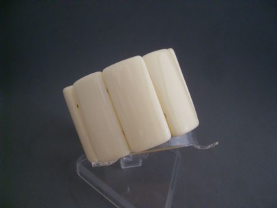 Bratara bijuterie lata crem foto