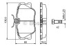 Set placute frana,frana disc MERCEDES E-CLASS Cupe (C124) (1993 - 1997) BOSCH 0 986 469 410