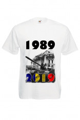 TRICOU PERSONALIZAT REVOLUTIE 1989 COMEMORARE 30 ANI foto