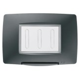 Rama Ornament 3M Gewiss Chorus IP55 negru GW16703TN