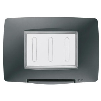 Rama Ornament 3M Gewiss Chorus IP55 negru GW16703TN foto